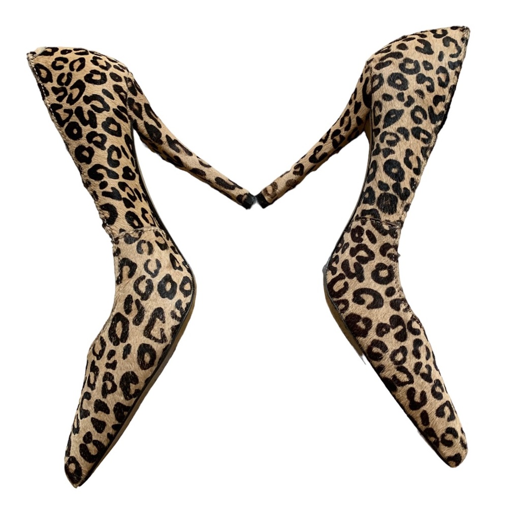 MIA LIMITED EDITION “Venus TL 039” Leopard Print Calf-Hair Leather 7.5 Pump Heel